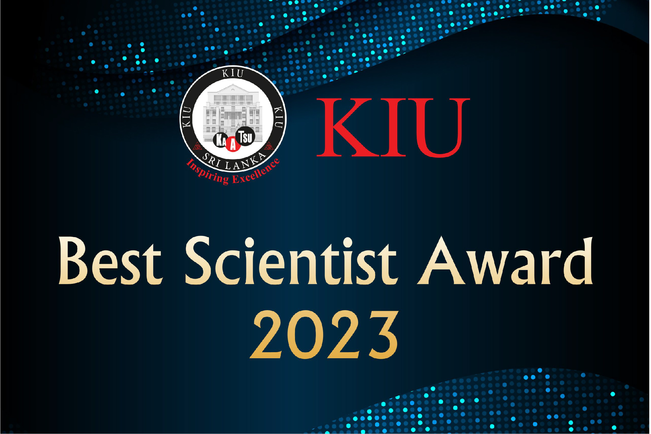 KIU BEST SCIENTIST AWARD 2023