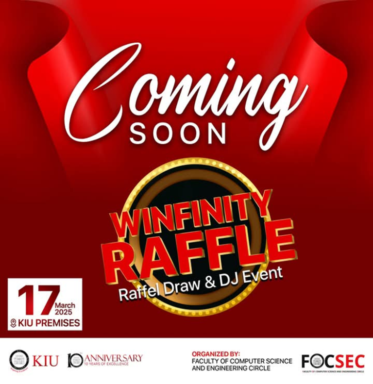 Science Raffle FACULTY OF COMPUTER SCIENCE & ENGINEERING - Raffle Draw & DJ Event - KIU